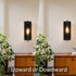 Modern Matte Black Wall Sconce - Single Light Bathroom Fixture