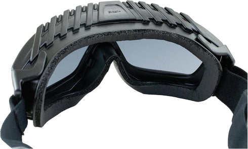 1 Global Vision Eyewear Ballistech Safety Glasses with Matte Black Frames and Clear Anti-Fog Lenses