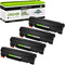 greencycle Compatible Toner Cartridge Replacement for Canon 125 CRG-125 C125 3484B001AA for ImageClass LBP6030w, 4 Pack