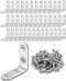 Bates- L Brackets for Wood, 40 Pack with 160 pcs Screws, 1.5"x1.5",