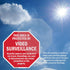 This Area Is Protected by Video Surveillance Security Cameras and Equipment Are in Use, 10 inch X 10 inch Vinyl Label