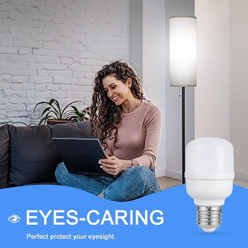 aooshine Q50 Dimmable LED Light Bulbs, 6W 5000K Warm White, E26 Base, 120 Volts