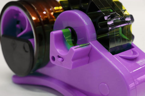 Purple Heat Tape Dispenser for Sublimation - Multiple Roll Cut Heat Tape Dispenser with 1" & 3" Core