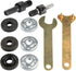 Yakamoz Drill Angle Grinder Adapter with Flange Nut Parts Set, 6mm and 10mm Drill Arbor Mandrel Adaptor with 3 Set Replacement Grinder Flange Nuts and Spanner Wrench Conversion Tool