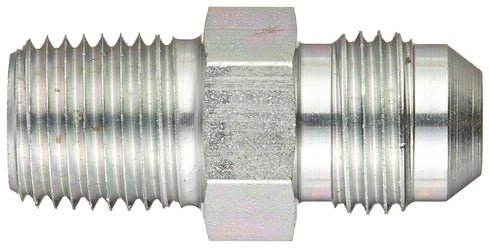 Eaton Weatherhead C5205X6 Carbon Steel SAE 37-Degree (JIC) Flare-Twin Fitting, Adapter, 1/4" NPT Male x 3/8" JIC Male