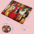 Gaming Mouse Pad Customized Tapestry Guitar Design Non-Slip Rubber Base with Coaster Set for Office and Gaming