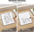 MaxGear Small White Board with Stand - 10" x 10" Double-Sided Magnetic Aluminium Frame Mini Dry Erase Board