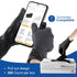 JMU Nitrile Gloves Large 200 Count, Black Nitrile Disposable Gloves, 3.5 Mil, Latex Free, Powder Free