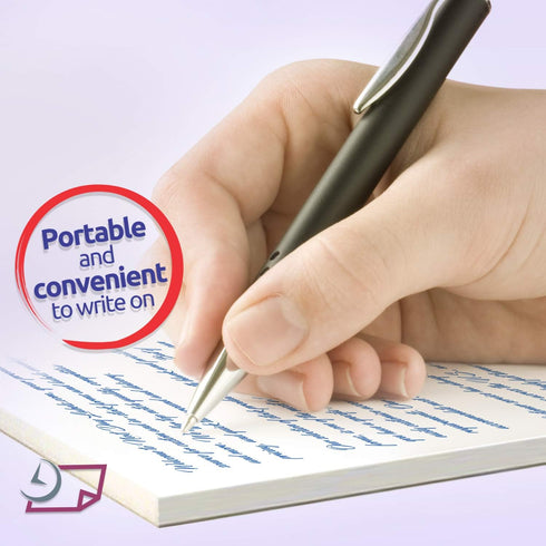 Memo Pads - 10 Note Pads with 50 Sheets Each, Scratch Pads, Writing Pads (5.5 x 8.5 inches)