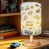 Kids Lamps for Bedrooms Boys,Car Lamp,3 Level Dimmable Wood Nightstand Desk Base