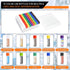 100pcs 2ml Vials with Caps, Plastic Cryogenic Test Tubes with 30pcs 3ML Dropper Pipette