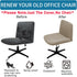 VZLQZJMKY Armless Armless Vanity Chair Cover Criss Cross Chair Cover Elastic Chair Slipcover Chair Covers Office Chair