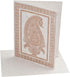 Purpledip Paper Card-Envelope Pack (Set of 10) 'Serenity' - Handmade Organic Paper Cards