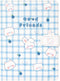 Cute Cartoon Kawaii Notebook, Japanese Leather Cover Sketchbook, Travel Diary Notepad, Blue