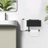 (12.5INCH) Stainless Steel Toilet Paper Holder with Wet Wipes Box for Bathroom - Self-Adhesive for Toilet, Adhesive