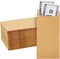 Juvale 100-Pack Brown #7 Small Money Envelopes, 3.5 x 6.5 Inches for Budgeting and Money Saving Challenges