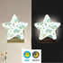 Burbuja 0.2W Little Turtles LED Night Light Plug into Wall Star-Shaped Nightlight Dusk to Dawn Auto Sensor for Bedroom