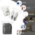 Clabby Clear Zipper Storage Bags, Expandable Bottom Plastic Bags with Carry Handle for Clothes, Food, Crafts (36 Pieces)