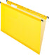 Pendaflex SureHook Reinforced Hanging Folders, Legal Size, Yellow, 1/5 Cut, 20/BX