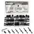Kalote 53PCS Crib Screws Hardware Replacement Kit, Baby Bed Frame Bolts & Barrel