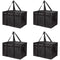 Bodaon 4-Pack Insulated Food Delivery Bag, XXX-Large Meal Grocery Tote Insulation Bag
