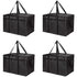 Bodaon 4-Pack Insulated Food Delivery Bag, XXX-Large Meal Grocery Tote Insulation Bag