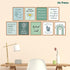 Lincia 9 Pcs Boho Mental Health Posters, Motivational Psychology Decor, 8 x 10 in (Green)