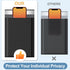Famagic 50pc Bubble Mailers 4x8 Inch Black Shipping Bags, Opaque Matte Self Seal Colored Padded Mailing Envelopes