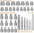 BSUXMAFG 36Pcs Set 2-in-1 Frozen, Bolt Extractor and Spiral Screw Extractors, Multi-Spline Screw Extractors, Stripped