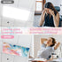 6 4x2 Pcs Fluorescent Light Covers, Feet Magnetic Light Cover Fluorescent Lights Shade Panel Positive Inspirational
