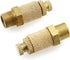 E-outstanding 5Pcs Pneumatic Muffler Silencer, Adjustable 1/4 Inch Threaded Air Filter Flow Speed Controller