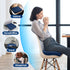 SweetSlubr Tailbone Blue/2X-Large Seat Cushion for Pain Relief, Office Chair Cushion, Memory Foam Large Chair Cushion