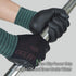DEX FIT FN330-3D Nitrile Coated Work Gloves - Comfort Stretchy Fit, Firm Grip, Touchscreen, Black L (9)