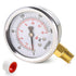 0-200 Psi Pressure Gauge, Dry Water Pressure Gauge, 2-1/2" Dial, 1/4" NPT Lower Mount, Stainless Steel Case