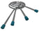 Laboratory Ring Set for Support Stand, 4-Pack with 80mm, 100mm, 120mm & 140mm Sizes