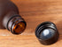 JUVITUS 1 oz / 30 ml Frosted Amber Glass Boston Round Bottle, Airtight Phenolic Cap, 24 Pack + Funnel
