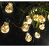 14ft Battery Operated 20 Hanging Bulb 100 LED String Lights, Vintage Outdoor Lights for Home, Patio, Christmas Party