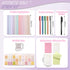 XKDOUS 28 Pcs Bible Journaling Kit, Morandi Colored Bible Study Supplies, 12 Pastel Highlighters and 90 Bible Tabs