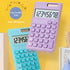 Basic Calculator, Cute Pocket Size Mini Desktop Calculators for School, Office, Home (Purple)
