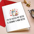 5.3''x8'' Excited My Bestie is Growing a Mini Bestie Funny Pregnancy Announcement Greeting for Best Friend, BFF, Soul