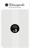 Discagenda Clear Card Holder A5 Size, 3 Pack for 6-Ring Ringbound Planner Personal Organizer (5.8x8.3in)