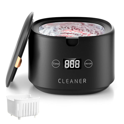 FTCIRA Ultrasonic Retainer Cleaner, 30W Professional Jewelry Cleaner, 230ML Portable Machine
