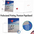 NobleWorks Big Animal Valentines Card with Envelope, Jumbo Notecard for Valentine's Day, Beach Penguins J3514VDG