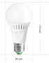 Bulb E26 7W LED(60W White(3000K), Setting Elrigs Motion Sensor Light with Dusk to Dawn Lights Sensor, Base