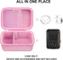 Hard Carrying Case for SUPVAN T50M Pro Bluetooth Label Maker, Inkless Labeler Storage Travel Holder, Pink