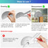 Stainless Steel Protractor, 180 Degrees Two Arm Ruler for Woodworking Angle Measure Tool