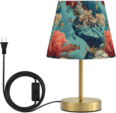 Yasala Ocean Table Lamp Coral Gorgeous Sealife LED Night Light Minimalist Bedroom Reading