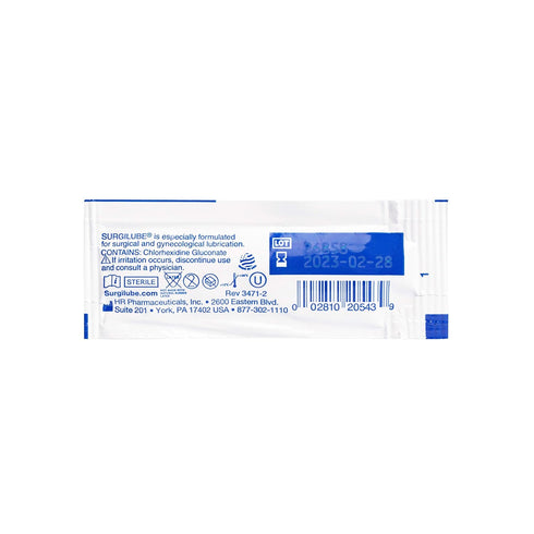 Surgilube 144 Packets/Box Packets (3g 144 Packets),1 Lubricating Jelly-FoilPac - Surgical Lubricant Sterile