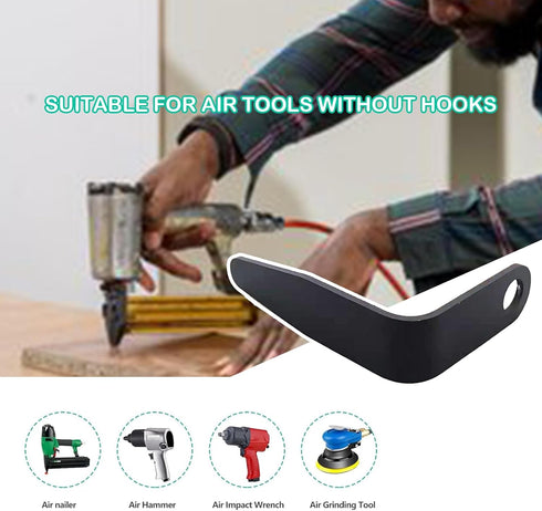 Pneumatic Tool Rafter Hook "L" Shaped for Senco PC0630 Hook Belt Nail Guns with 3/8" NPT Air Fitting