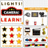 Movie Night Bulletin Board Classroom Decoration Set, Motivational Hollywood Theme Cutouts for Back to School Decor